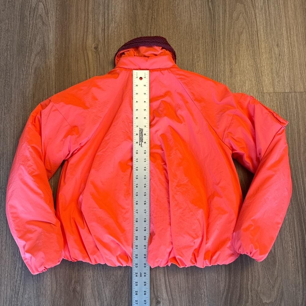 Free people movement pink outpost bomber jacket, extra small - Picture 5 of 7